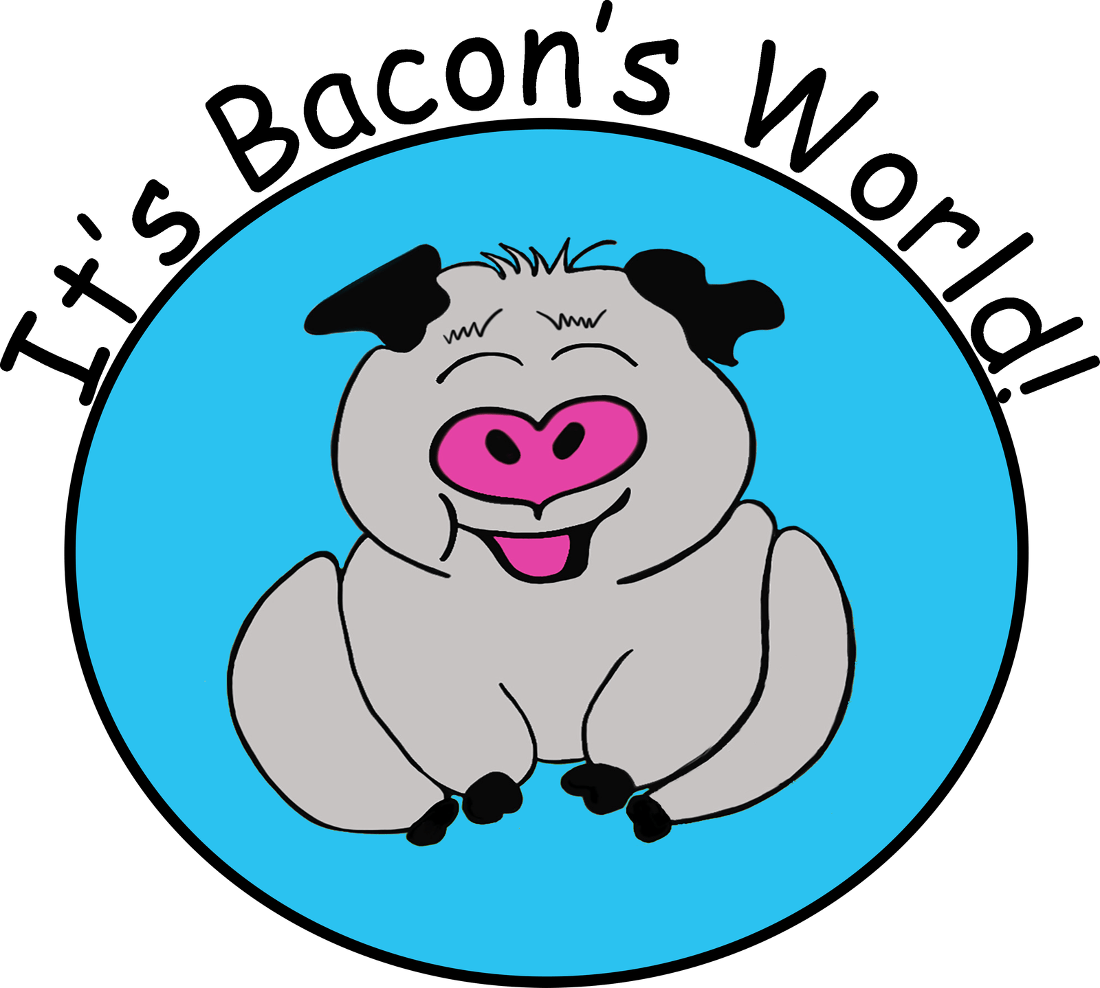 image for shirt it's Bacon's world! send to sign shop (2)