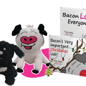 Bacon Book Bundle + Limited Pink Plushie (2 Books + 2 Plushies Gift Set)